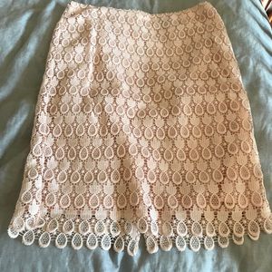 Ann Taylor Lace skirt